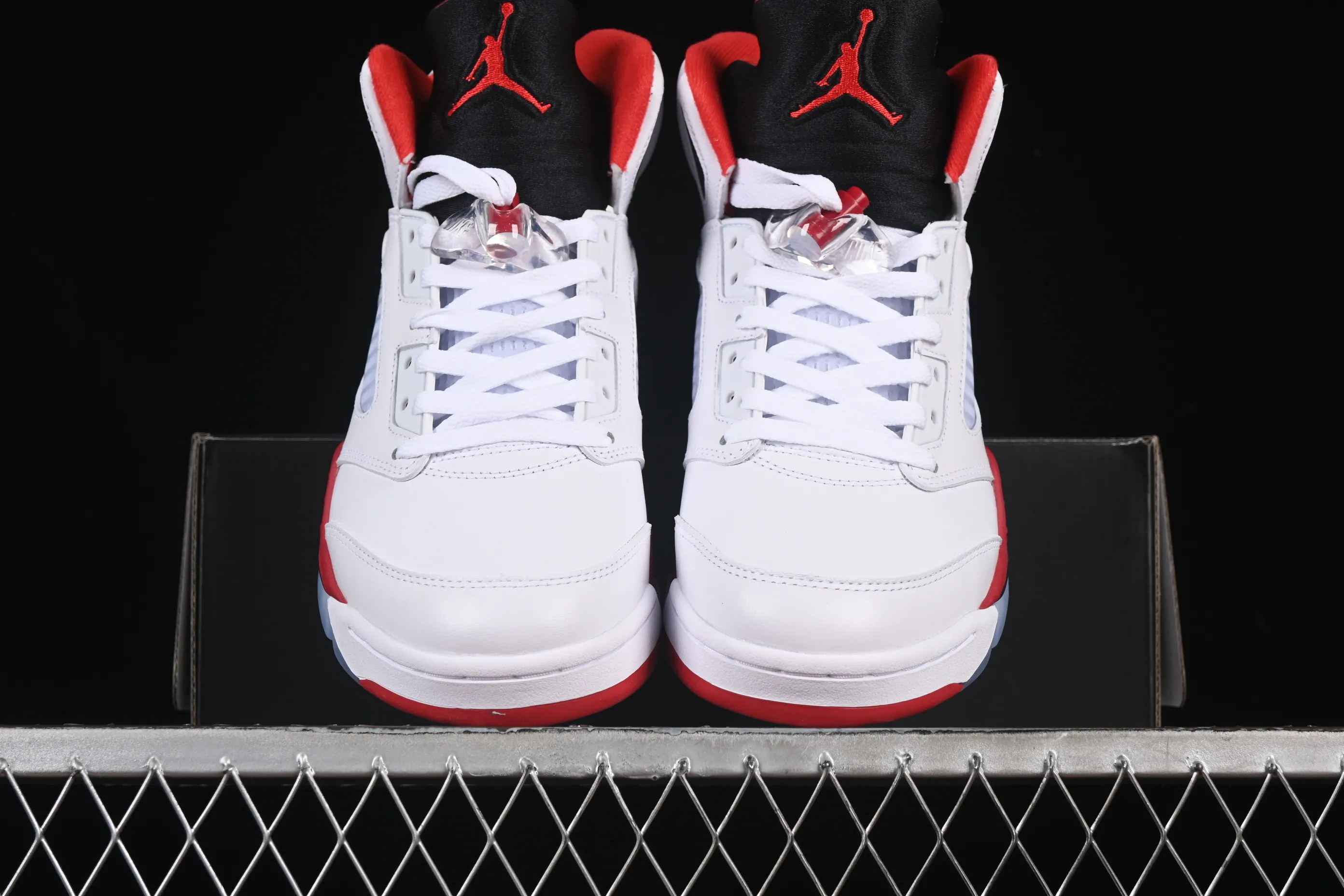All categories Air Jordan Jordan series basketball shoes Air Jordan 5 OG version Air Jordan 5 Retro "Fire Red Black Tongue" AJ5 Joe 5 Rukawa Maple Flame Red Basketball Shoes HQ7978-101